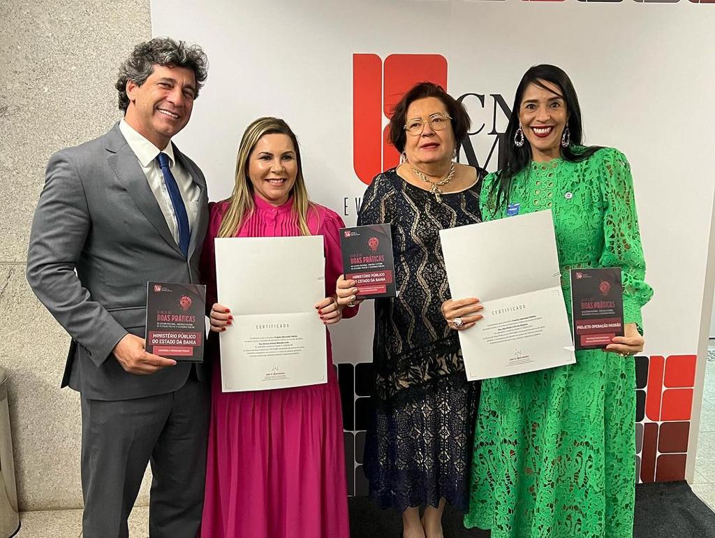 Dois projetos estratégicos do MPBA recebem prêmio de ‘Boas Práticas’ do CNMP